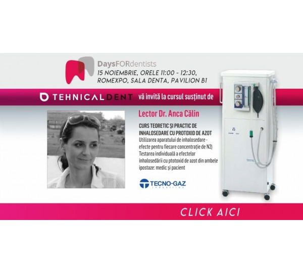 Introducere în inhalosedare: curs gratuit în cadrul DENTA 2018